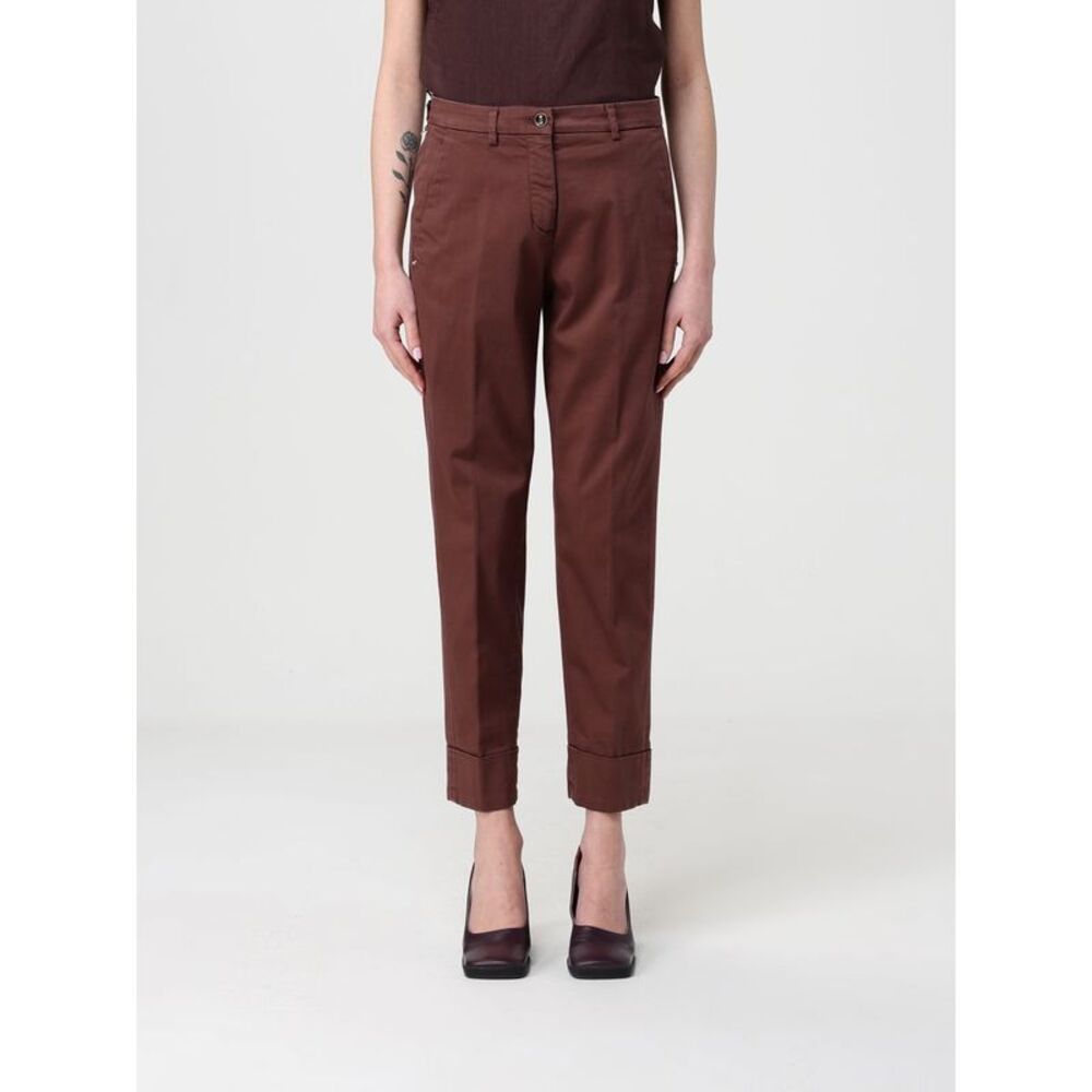 Mason's Women Stretch Cotton Cropped Fit Trousers Mason's